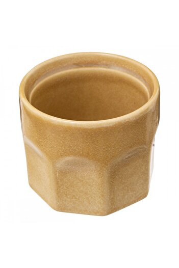 Secret de Gourmet Roma Yellow sugar bowl, ceramic, 8 x H 8.8 cm