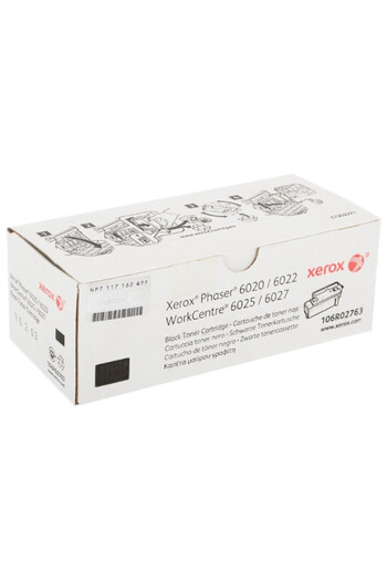 Xerox Cartus Toner Original Xerox 6020BK / 6025BK / 106R02763, Negru, 2000 pagini