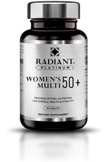 RADIANT PLATINUM Multivitamin Women's 50+ | Supports Overall Wellbeing & Keeps You Active | Supports