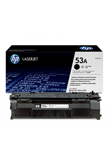 HP Original HP 53a / Q7553A Toner Cartridge, Black, 3000 pages