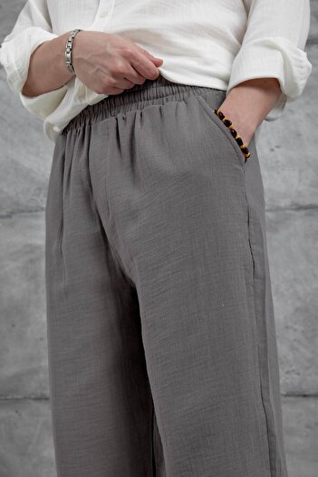 NOMARC Gray Nmrc Muslin Baggy Trousers