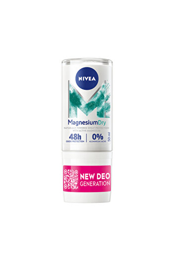 NIVEA Deodorant Roll-on Magnesium Dry Fresh Verde, Nivea, 50 ml