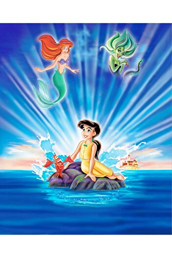 media Self-adhesive and washable wall mural The Little Mermaid II, 135 x 225 cm