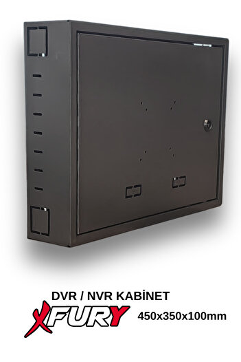 FURY لوحة Dvr/صندوق Nvr Cctv رف خزانة وصندوق حماية الشاشة أنثراسايت