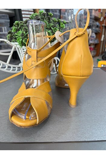bitangosu 6 cm Heels Salsa, Bacata, Latin Dances Women's Shoes- Ankle Tie- Safe and Stylish