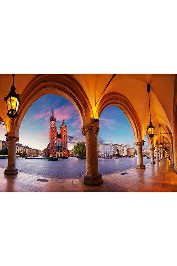 media Photo wallpaper Lights and arches, 400 x 250 cm