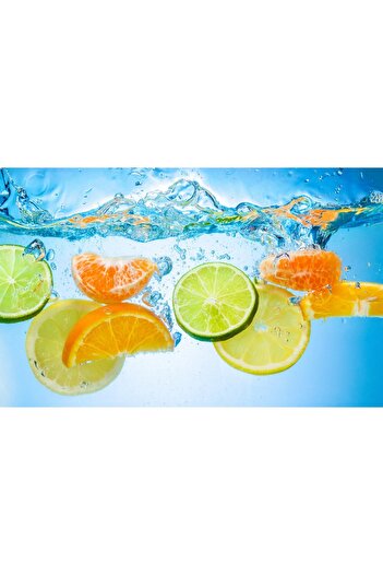 media Photo wallpaper Citrus in water, 250 x 200 cm