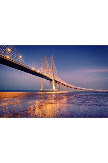media Vasco da Gama Lisbon Bridge wallpaper, 250 x 200 cm