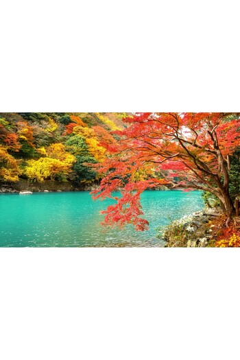 media Photo wallpaper Natura151 Autumn on the lake, 250 x 200 cm