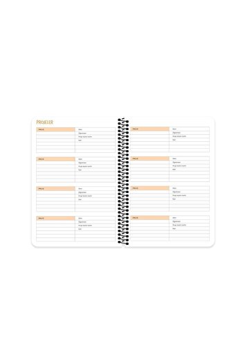 STOREMAX A5 spiral academic agenda - my eyes are up high