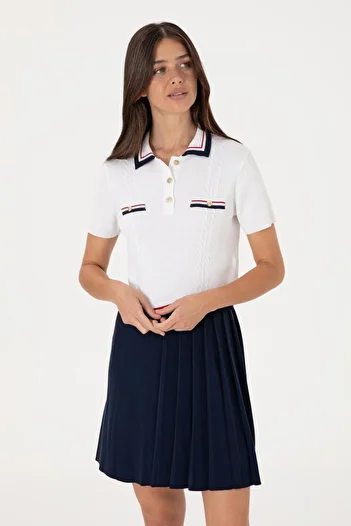 U.S. Polo Assn. Women's Polo Neck Sweater