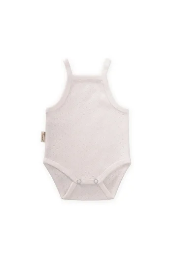 Cigit Air Conditioned Suspender Bodysuit 0-3 Years Off White