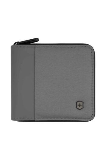 Victorinox Vg 653368 Travel Essential Zip Around Wallet, Gray