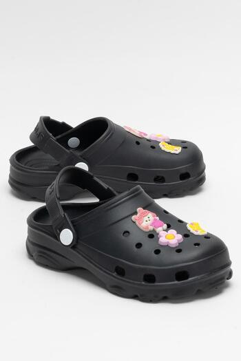 Liger Children's Non-Slip Sole Sea Beach Pool Slippers Sandals Black