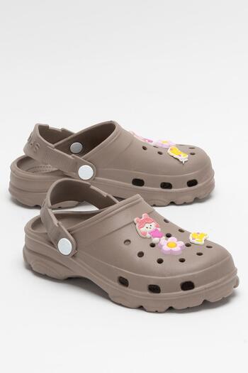 Liger Children's Non-Slip Sole Sea Beach Pool Slippers Sandals Brown