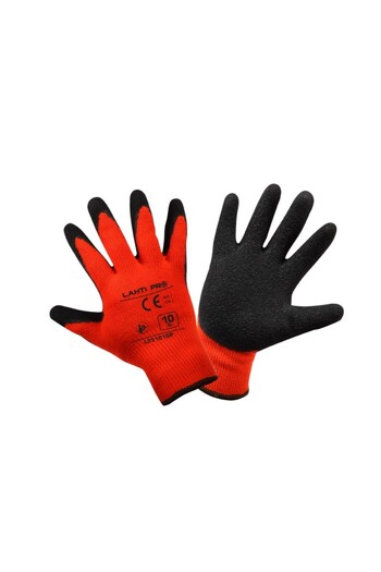 Lahti Pro Latex Thermal Glove / Red - 11