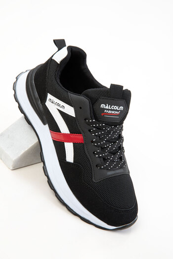 SOHO Siyah-Beyaz-Kırmızı Erkek Sneaker 20630