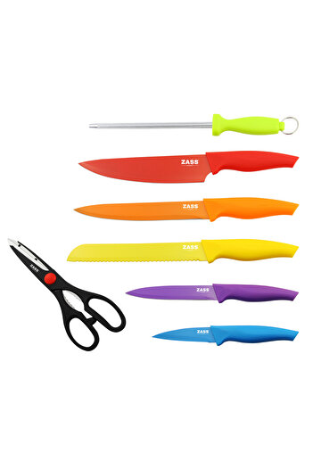 Zass Knife set + Kitchen utensils Zass Gourmet ZG-KS 07