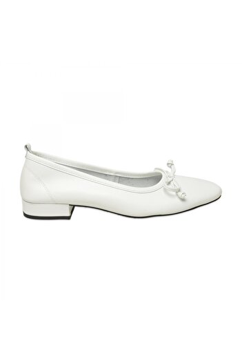 Mammamia D25Ya-810Z Daily White Women's Ballerinas