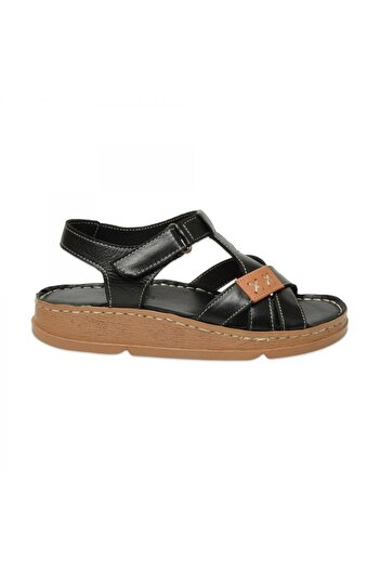 Mammamia D25Ys-2440 Casual Black Women's Sandals
