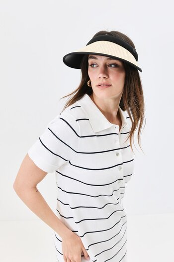 C&City Vizor Beach Hat Y25730-31 Beige
