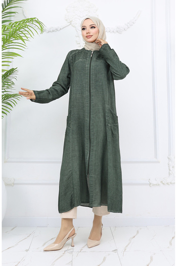 sefamerve Authentic Cap Tunic 0808-02 Khaki