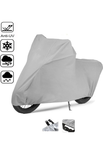 Breen Gray Volta Vm4+ 1500W Double Electric Moped 3 Wheel Motorcycle Tarpaulin