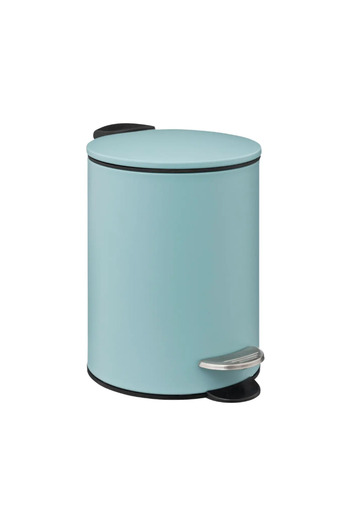 5FIVE Jaune waste bin, arctic blue, metallic, 3 liters, 17 x 25 cm