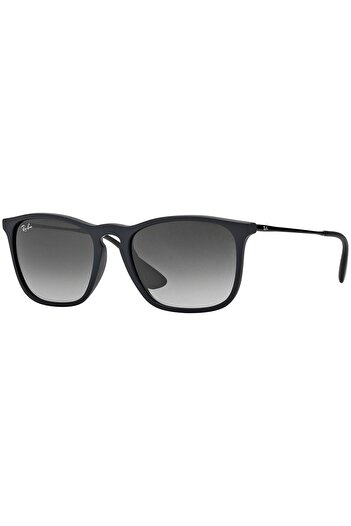 Ray-Ban Ray-Ban Chris RB4187 622/8G – Ochelari de soare, Negru Mat, Lentile Gri Degrade, Mărime 54