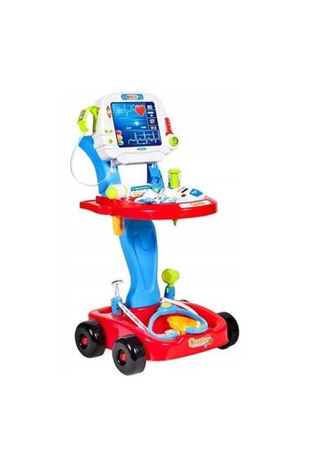 ideal STORE Centru de activitati New Doctor, Model interactiv cu diverse accesorii medicale si instrumente, Mult