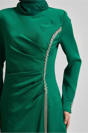 Alvina Satin Evening Dress 50516
