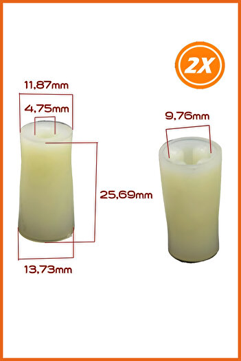 Tekniksel Fakir Trendline Tara Compatible Blender Gear Grip Part • 2 Pieces