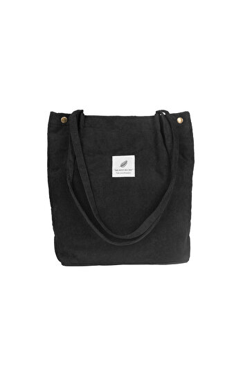 HALAMODO Stylish Canvas Bag Black