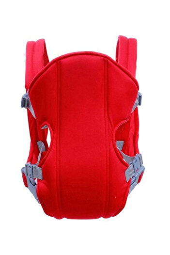HALAMODO 4-In-1 Kids Adjustable Carrier With Comfortable Head Support And Buckle Strap - Red