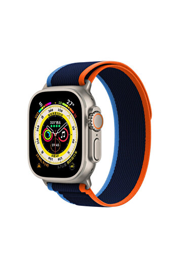 PSGT Apple Watch Uyumlu Seri 1/2/3/4/5/6/se/7/8/9 Ultra/ultra2 42/44/45/49mm - S10(46MM) Kordon Trail 42