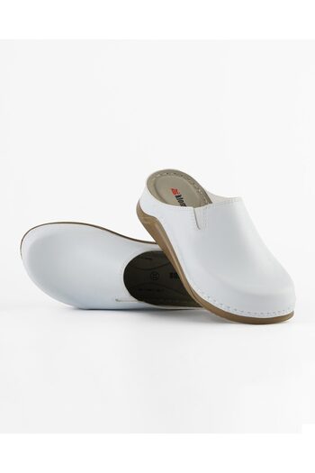 DR KLOMPA Women's Sabo - White - Comfort Supported Structure, Stylish Design, Soft Sole, Suitable for Daily Use