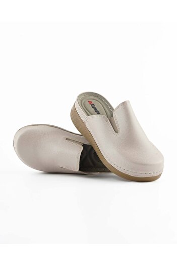 DR KLOMPA Women's Sabo - Beige Mosaic - Comfort Supported Structure Stylish Design Soft Sole Suitable for Daily Use
