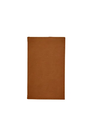 ankara menü (1 Piece) Leather Account Pad Box, Change, Single Pocket for Ticket, Color Options