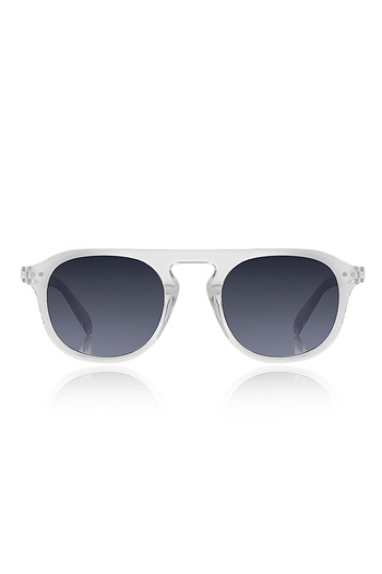 Kinary Unisex Sunglasses Transparent Black Glass 2029