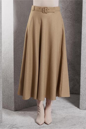 Alvina 60616 Model Belted Skirt