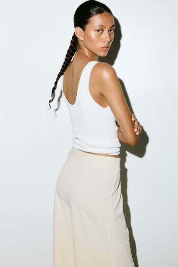 H&M Belted trousers
