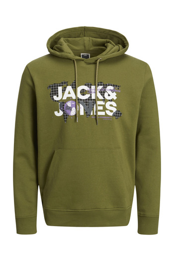 Jack & Jones Φούτερ με κουκούλα με λογότυπο - Dust