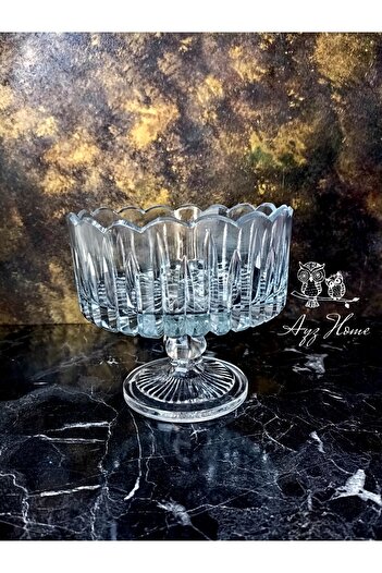 AYZ HOME Crystal Standing Presentation Bowl 16*16