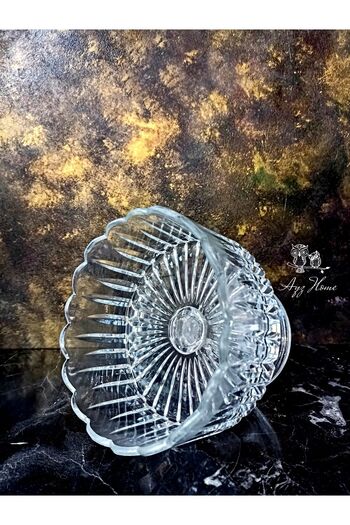 AYZ HOME Crystal Standing Presentation Bowl 16*16