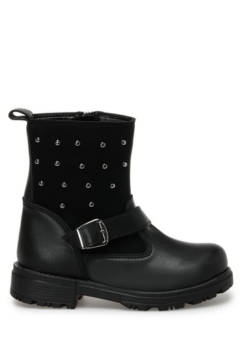 SEVENTEEN Michelle 2Pr Black Girl's Biker Boots