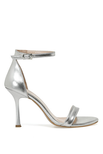 İnci Jano.r 3fx Silberne Damen-Sandalen mit Absatz
