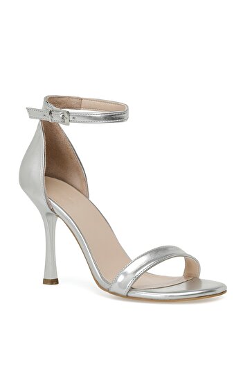 İnci Jano.r 3fx Silberne Damen-Sandalen mit Absatz