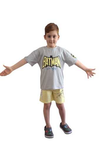 Tiny Boy's Character Detailed T-Shirt and Shorts Set