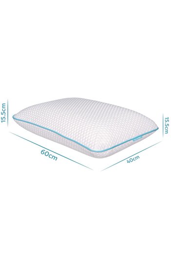 Viscofoam Ортопедична подушка з високою підтримкою шиї Tombul Visco - 59x39x15,5 см