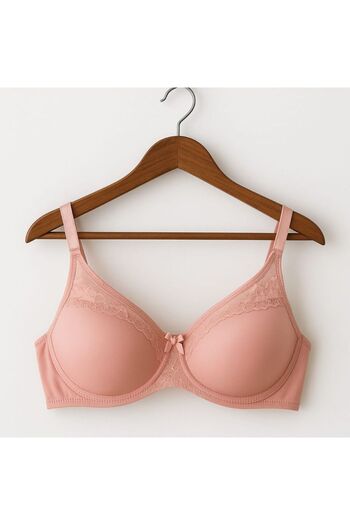 enmodaiçgiyim Powder Lace Detailed Unassisted Women's Bra
